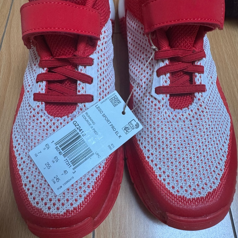 Lego Red and White Kids Sneakers